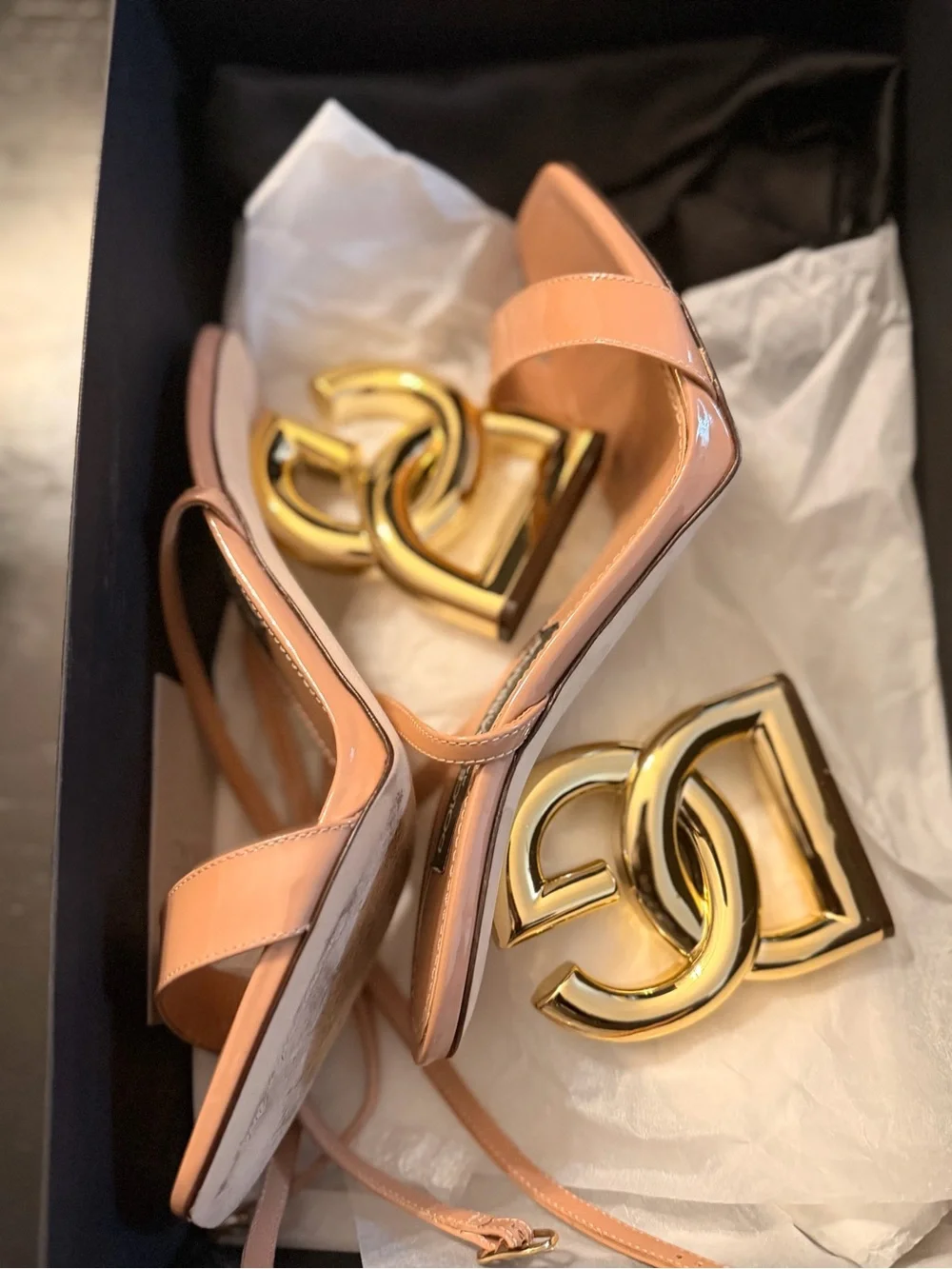 Dolce & Gabbana Beige Scuro Women Heels